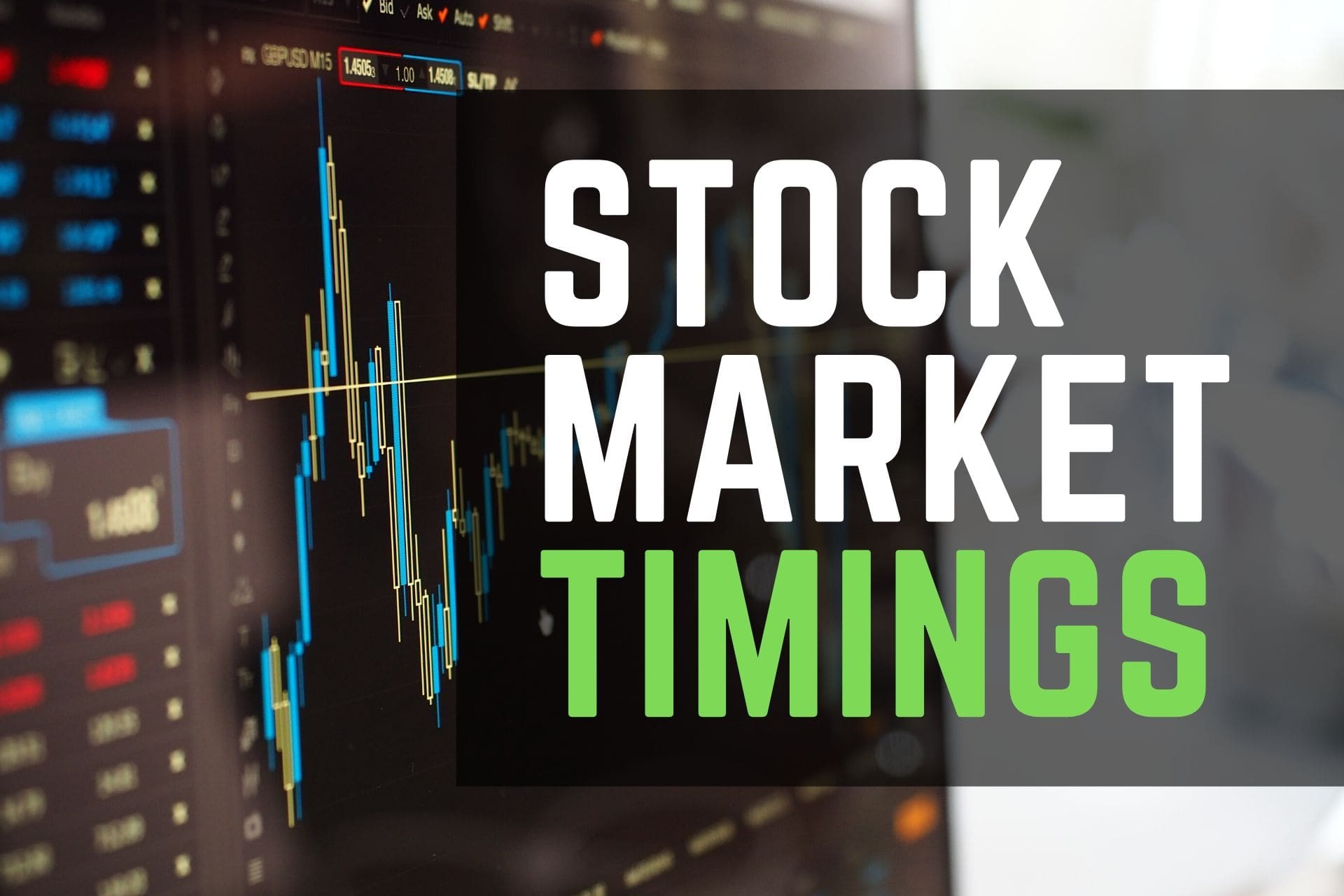 Stock Market Timings In India