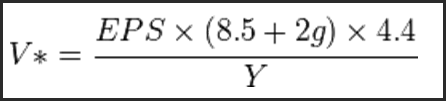 How To Use The Benjamin Graham Formula