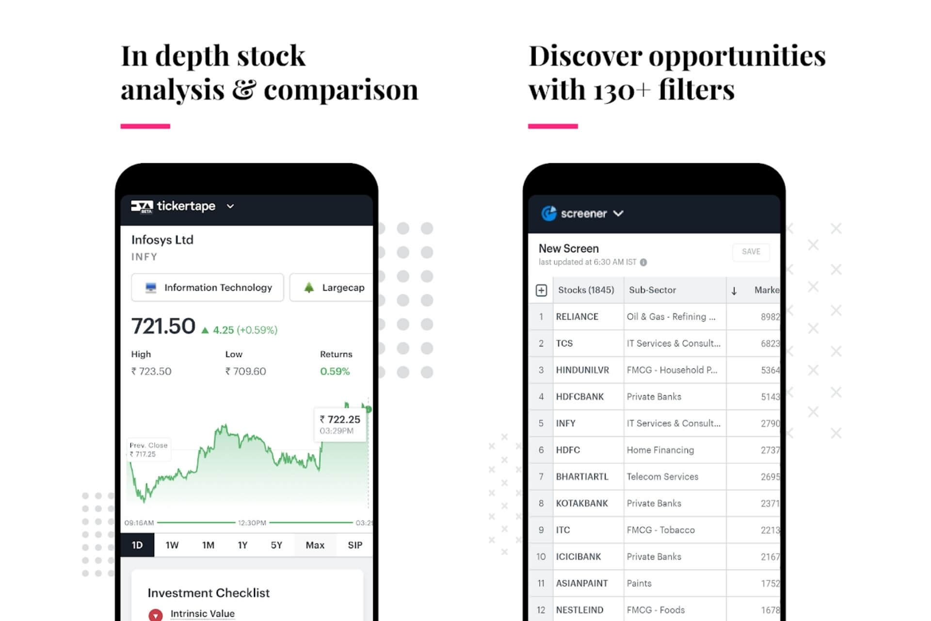 best stock market apps - tickertape app android