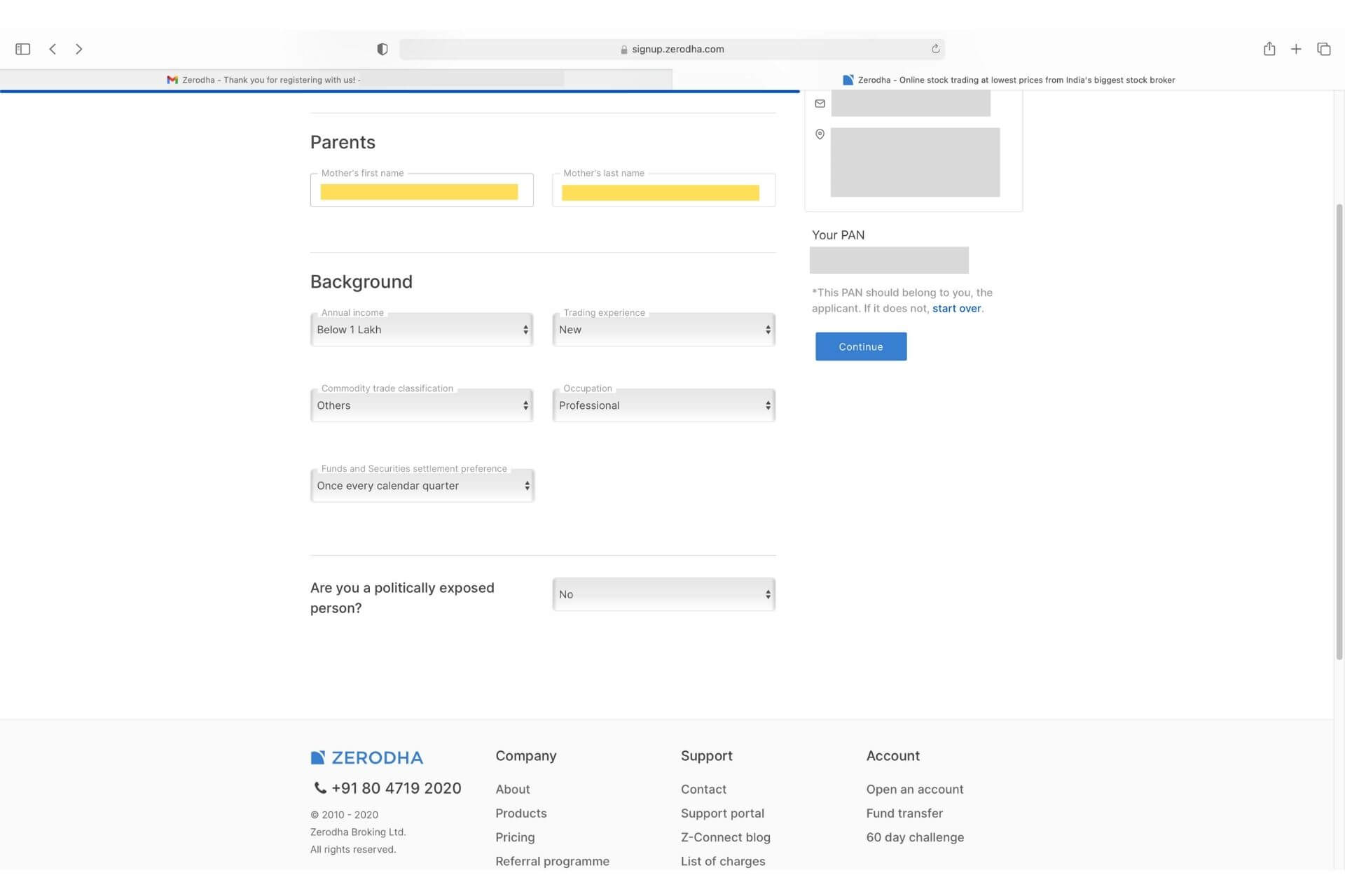 zerodha account opening ज़ेरोधा में डीमैट और ट्रेडिंग अकाउंट कैसे